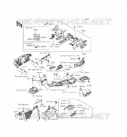 TELAIO MATERIALE ELETTRICO per Kawasaki NINJA ZX-6R 2014