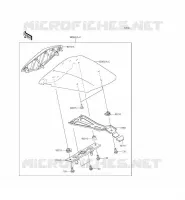 ACCESSORIO (COUVRE SELLE) per Kawasaki NINJA ZX-6R 2014