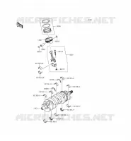 ALBERO MOTORE   PISTONE per Kawasaki NINJA ZX-6R 2014