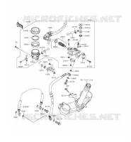 ANTERIORE POMPA per Kawasaki NINJA ZX-6R 2014