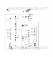 FORCELLA per Kawasaki NINJA ZX-6R 2014