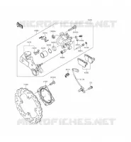 FRENO POSTERIORE per Kawasaki NINJA ZX-6R 2014