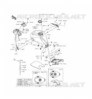 SERBATOIO DI CARBURANTE per Kawasaki NINJA ZX-6R 2014