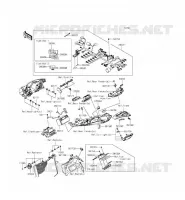 TELAIO MATERIALE ELETTRICO per Kawasaki NINJA ZX-6R 2014