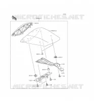 ACCESSORIO (COUVRE SELLE) per Kawasaki NINJA ZX-6R 2014