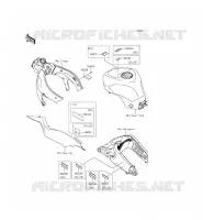 ETICHETTE per Kawasaki NINJA ZX-6R 2014