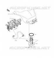 POMPA DI BENZINA per Kawasaki NINJA ZX-6R 2014