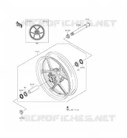 RUOTA ANTERIORE per Kawasaki NINJA ZX-6R 2014
