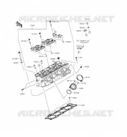 TESTATA per Kawasaki NINJA ZX-6R 2014