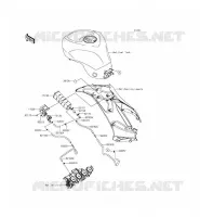 FUEL EVAPORAZIONE SISTEMA(CA) per Kawasaki NINJA ZX-6R 2014