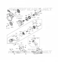 MOTORINO DI AVVIAMENTO per Kawasaki NINJA ZX-6R 2014