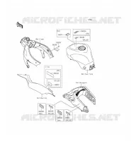 ETICHETTE per Kawasaki NINJA ZX-6R 2014