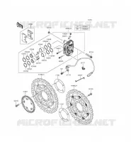 FRENO ANTERIORE per Kawasaki NINJA ZX-6R 2014