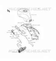 FUEL EVAPORAZIONE SISTEMA(CA) per Kawasaki NINJA ZX-6R 2014