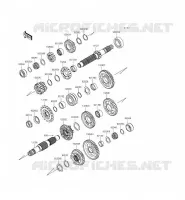 TRASMISSIONE per Kawasaki NINJA ZX-6R 2014