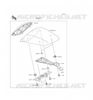 ACCESSORIO (COUVRE SELLE) per Kawasaki NINJA ZX-6R 2014