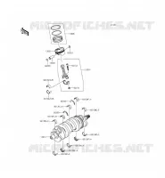 ALBERO MOTORE   PISTONE per Kawasaki NINJA ZX-6R 2014