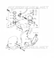 ANTERIORE POMPA per Kawasaki NINJA ZX-6R 2014