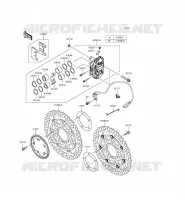 FRENO ANTERIORE per Kawasaki NINJA ZX-6R 2014