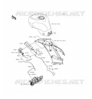 FUEL EVAPORAZIONE SISTEMA(CA) per Kawasaki NINJA ZX-6R 2014