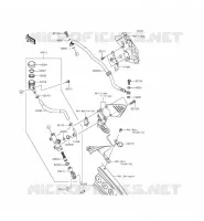POSTERIORE POMPA per Kawasaki NINJA ZX-6R 2014