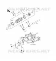 CAMBIO TAMBURO   FORCHE SHIFT per Kawasaki NINJA ZX-6R 2015
