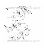 INDICATORI per Kawasaki NINJA ZX-6R 2015