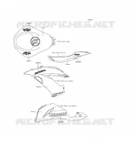 ADESIVO(GRAY) per Kawasaki NINJA ZX-6R 2015