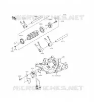 CAMBIO TAMBURO   FORCHE SHIFT per Kawasaki NINJA ZX-6R 2015
