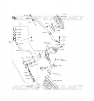 POSTERIORE POMPA per Kawasaki NINJA ZX-6R 2015