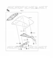 ACCESSORIO (COUVRE SELLE) per Kawasaki NINJA ZX-6R 2015
