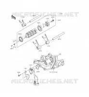 CAMBIO TAMBURO   FORCHE SHIFT per Kawasaki NINJA ZX-6R 2015