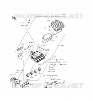 FILTRO DELL'ARIA per Kawasaki NINJA ZX-6R 2015