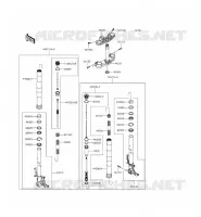 FORCELLA per Kawasaki NINJA ZX-6R 2015