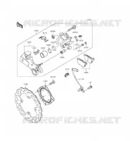 FRENO POSTERIORE per Kawasaki NINJA ZX-6R 2015