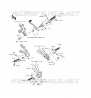 POGGIAPIEDI per Kawasaki NINJA ZX-6R 2015