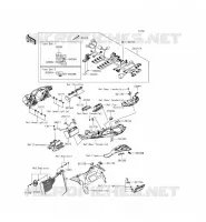 TELAIO MATERIALE ELETTRICO per Kawasaki NINJA ZX-6R 2015