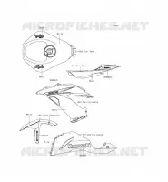 ADESIVO(BLANC) per Kawasaki NINJA ZX-6R ABS 2013
