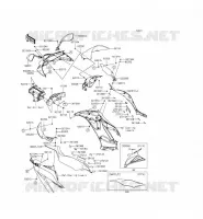 CUFFIA per Kawasaki NINJA ZX-6R ABS 2013