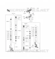 FORCELLA per Kawasaki NINJA ZX-6R ABS 2013