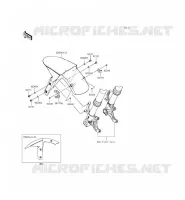PARAFANGO ANTERIORE per Kawasaki NINJA ZX-6R ABS 2013