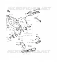 PARTI DEL TELAIO (COUVERTURE) per Kawasaki NINJA ZX-6R ABS 2013