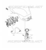 POMPA DI BENZINA per Kawasaki NINJA ZX-6R ABS 2013