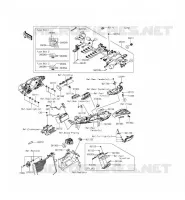 TELAIO MATERIALE ELETTRICO per Kawasaki NINJA ZX-6R ABS 2013