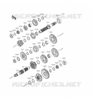 TRASMISSIONE per Kawasaki NINJA ZX-6R ABS 2013