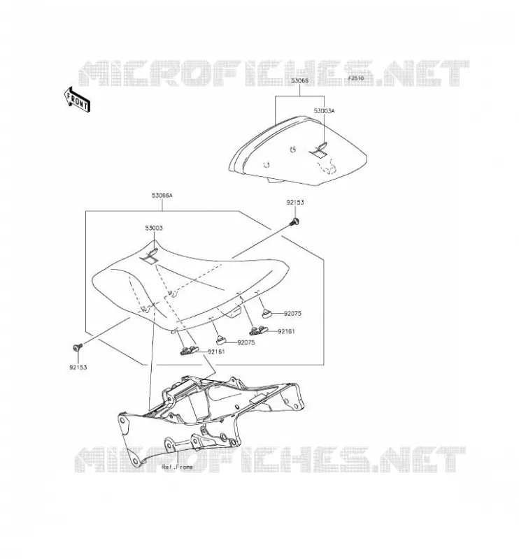 POSTO A SEDERE Kawasaki MOTOS 636 2013 NINJA ZX-6R ABS  ZX636FDF