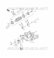 CAMBIO TAMBURO   FORCHE SHIFT per Kawasaki NINJA ZX-6R ABS 2013