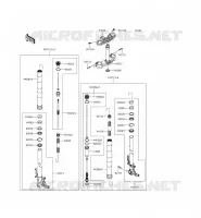 FORCELLA per Kawasaki NINJA ZX-6R ABS 2013