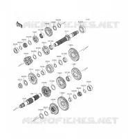 TRASMISSIONE per Kawasaki NINJA ZX-6R ABS 2013