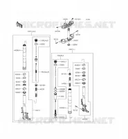 FORCELLA per Kawasaki NINJA ZX-6R ABS 2013
